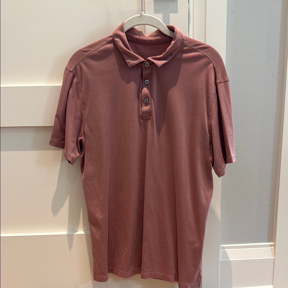 Robert Barakett Pink Polo Shirt Soft Knit Casual
